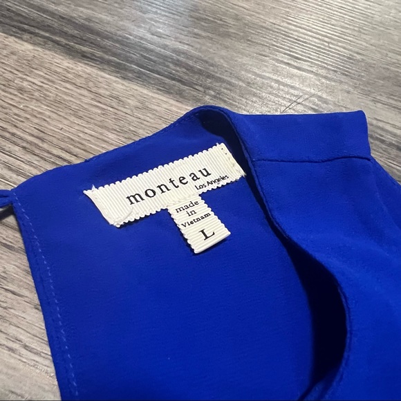 Monteau - Layered Blue Tank - Picture 4 of 5